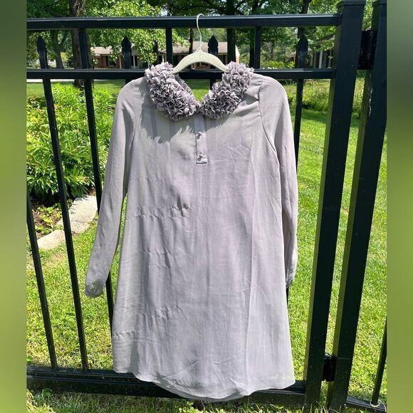 Urban Outfitters Quail Ruffle Trimmed Chiffon Dress NWT - Picture 13 of 13